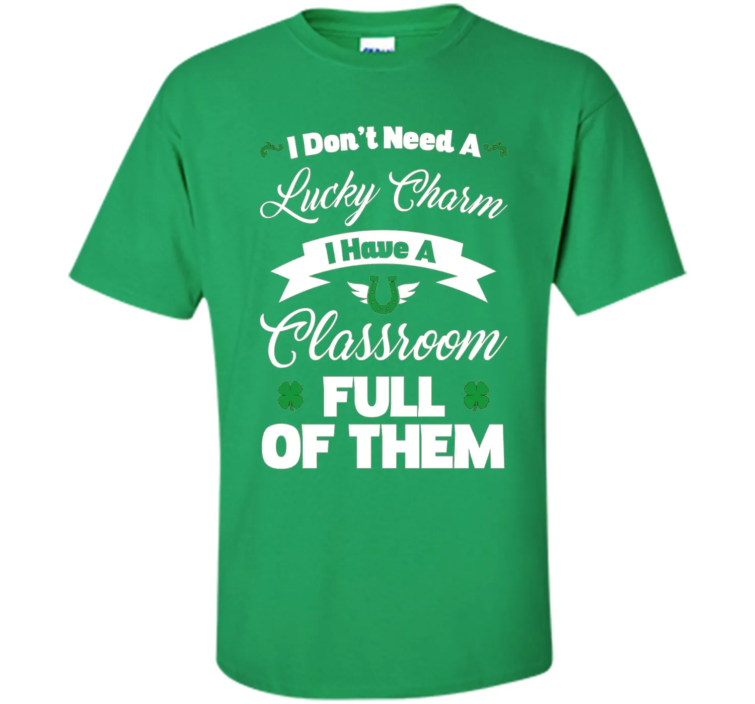 Teacher St Patrick's Day T-Shirt Funny Lucky Shamrock Gift