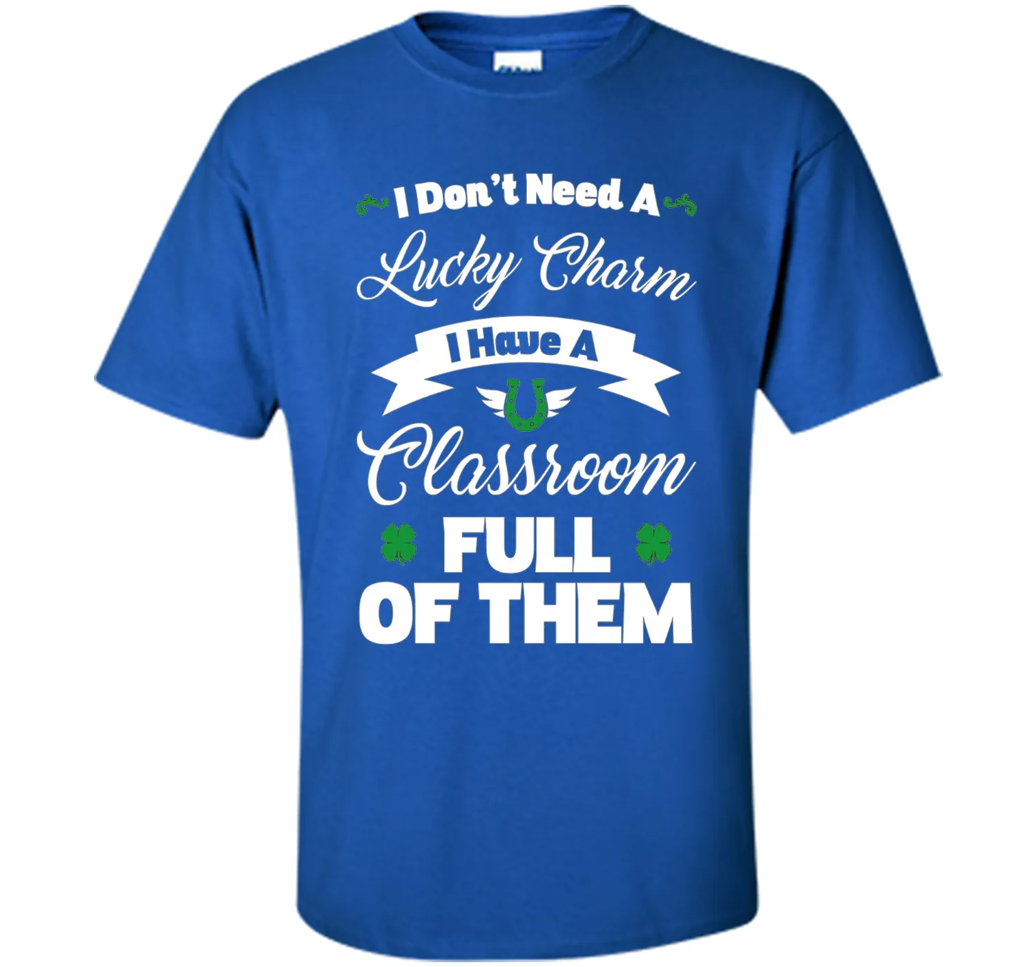 Teacher St Patrick's Day T-Shirt Funny Lucky Shamrock Gift