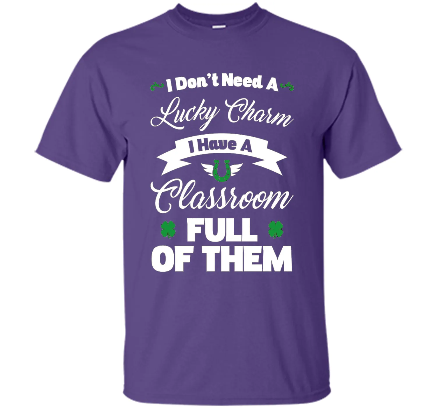 Teacher St Patrick's Day T-Shirt Funny Lucky Shamrock Gift