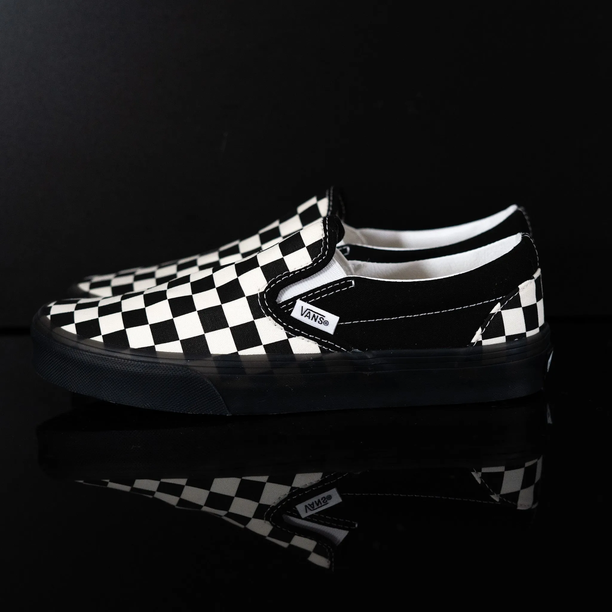 VANS : Vans Classic Slip-On, Damier Noir/ Blanc