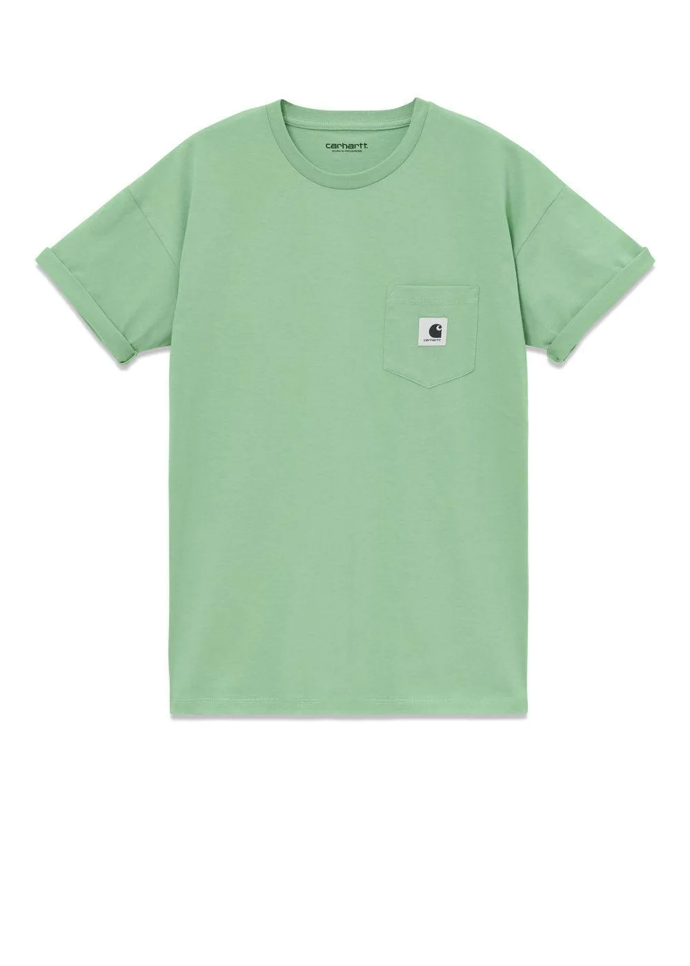 W' S/S Pocket T-Shirt - Mineral Green