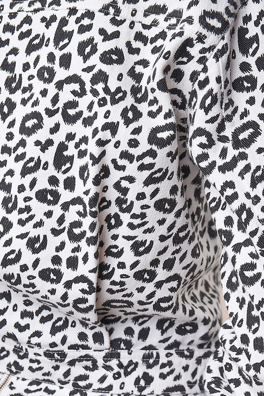 Wildest Dreams Cropped Leopard Denim Jacket