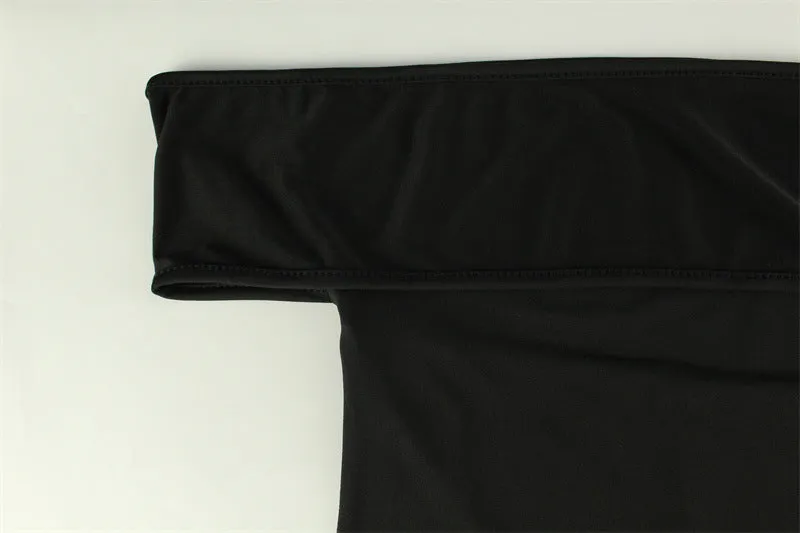 Women Backless Solid Color Tight Sheath Dress