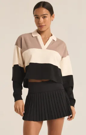 ZSU Player Collared Color-block Shirt